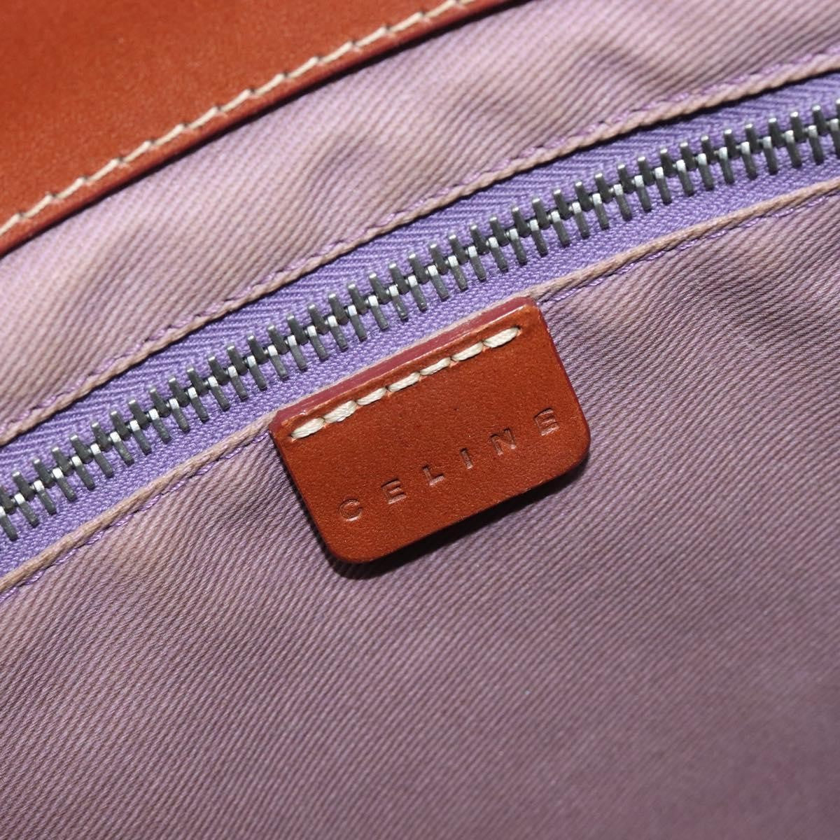 Celine Handbag Canvas Brown Canvas Handbag (Pre-Owned)