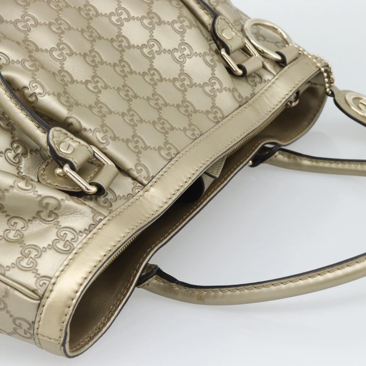 Gucci Sukey Top Handle Guccissima Leather Gold Leather Tote Bag Bag (Pre-Owned)