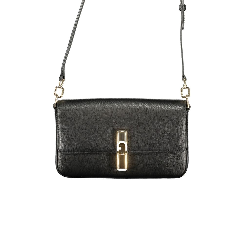 Furla Nero Leather Women Women's Handbag