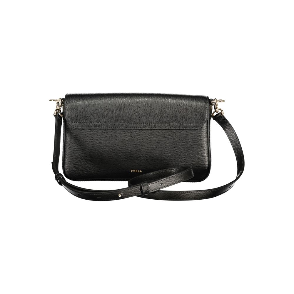 Furla Nero Leather Women Women's Handbag