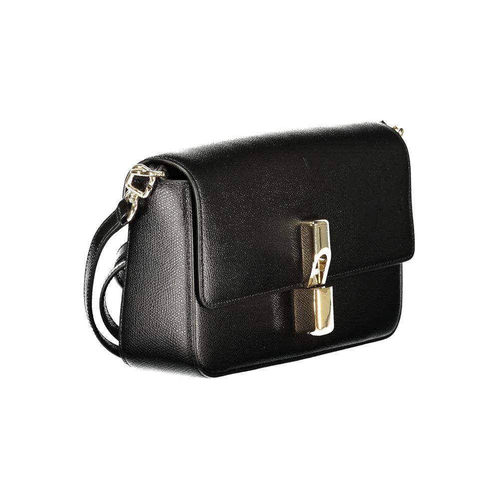 Furla Nero Leather Women Women's Handbag