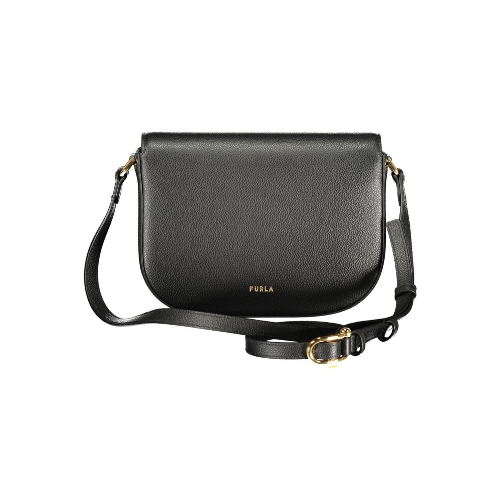 Furla Nero Leather Woman Women's Crossbody