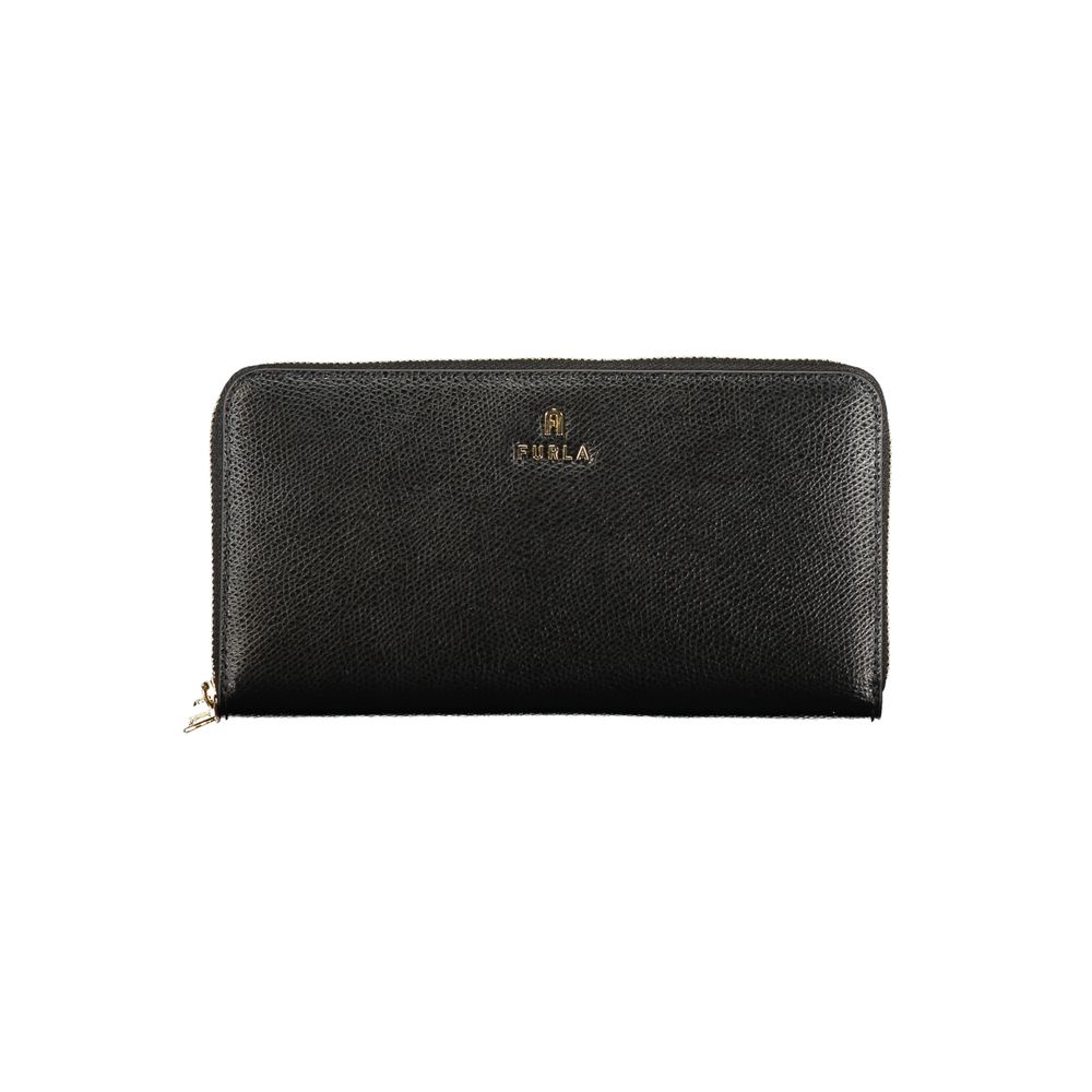 Furla Nero Leather Women Women's Wallet
