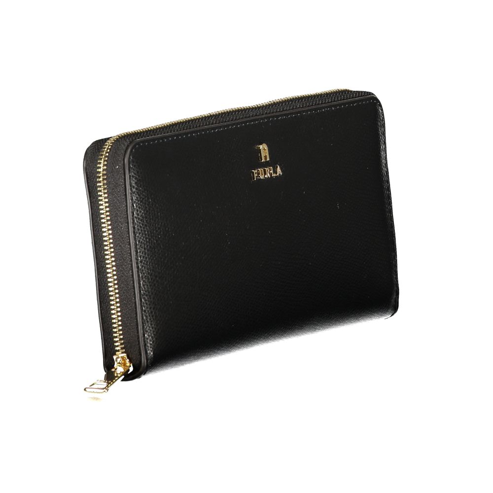 Furla Nero Leather Women Women's Wallet