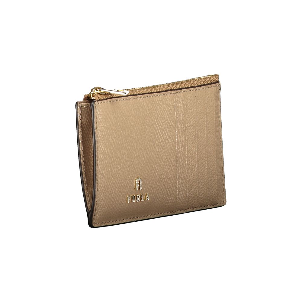 Furla Beige Leather Women Women's Wallet
