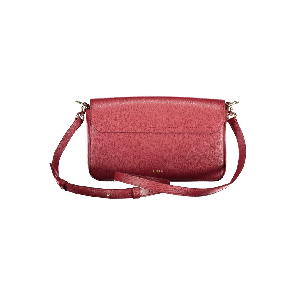 Furla Rosso Leather Women Women's Handbag