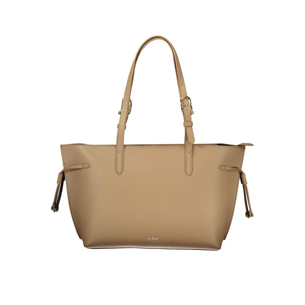 Furla Marrone Leather Woman Women's Handbag