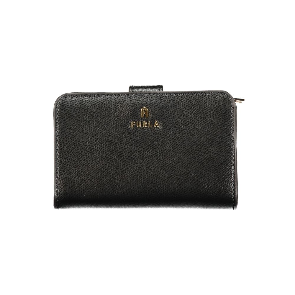 Furla Black Leather Women Women's Wallet