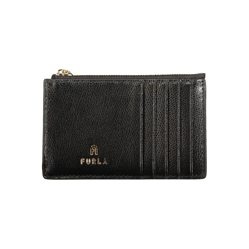 Furla Black Leather Women Women's Wallet