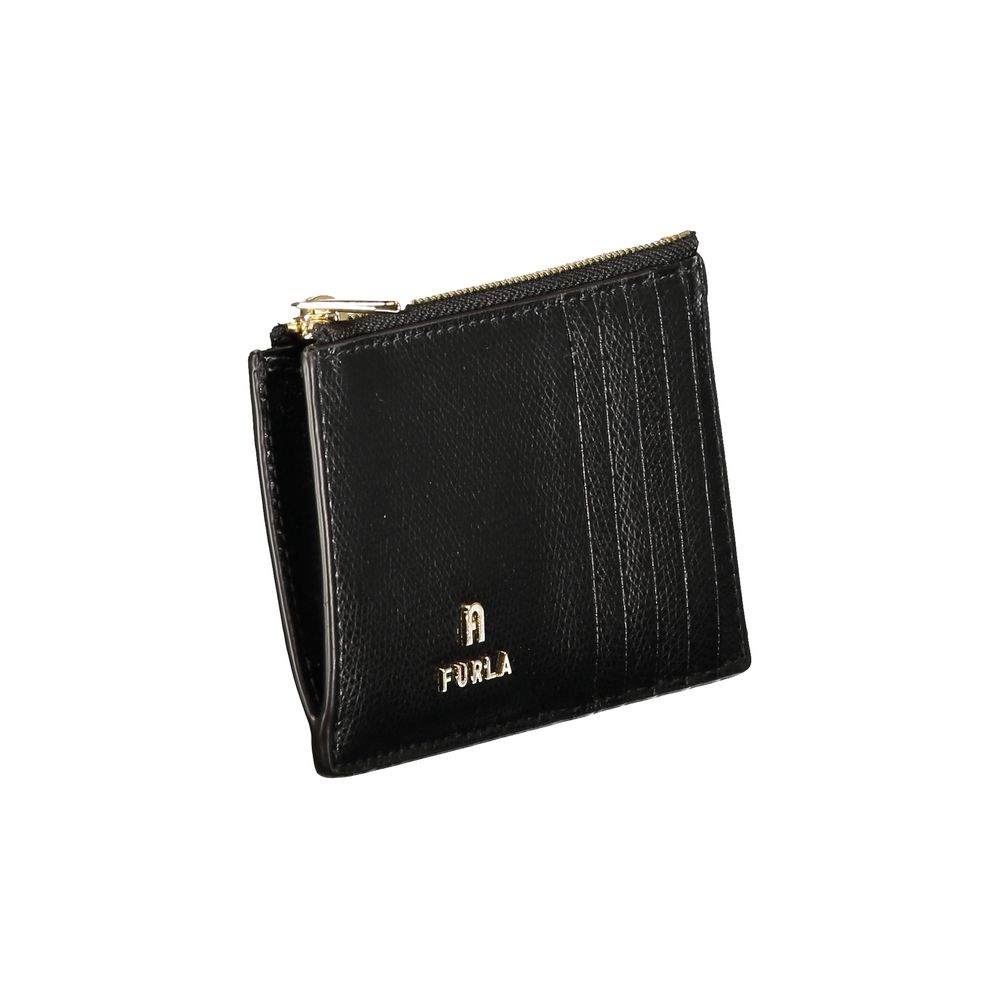 Furla Black Leather Women Women's Wallet
