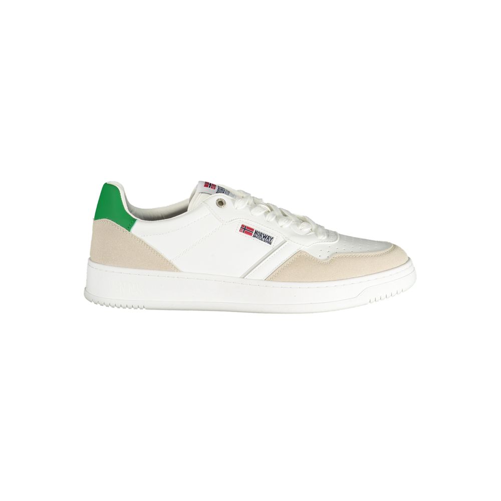 Norway 1963 White Polyurethane Men Men's Sneaker