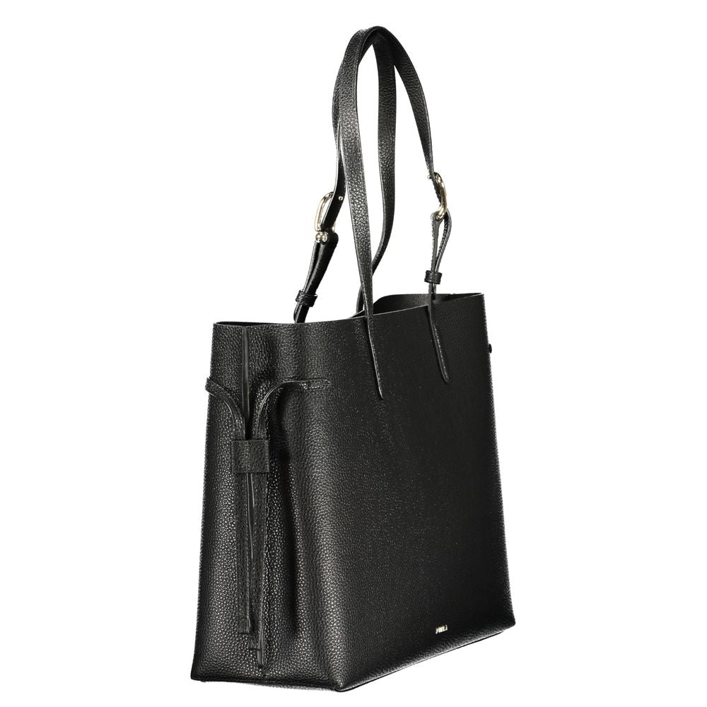 Furla Black Leather Women Women's Handbag