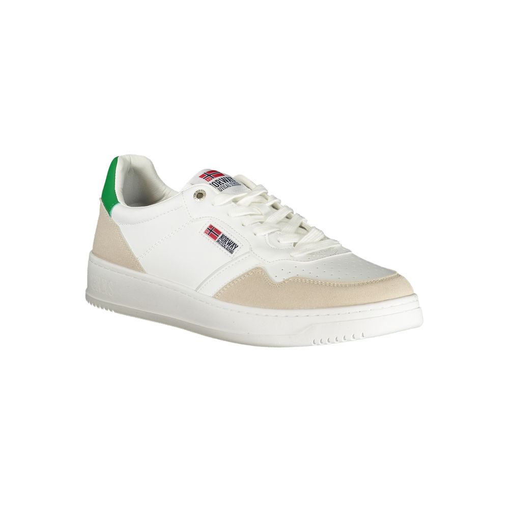 Norway 1963 White Polyurethane Men Men's Sneaker