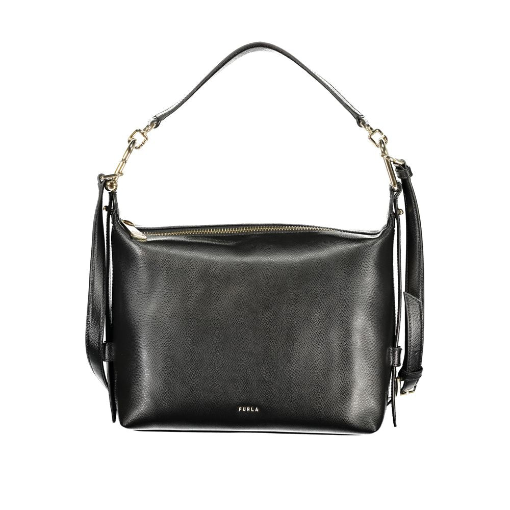 Furla Nero Leather Women Women's Bag