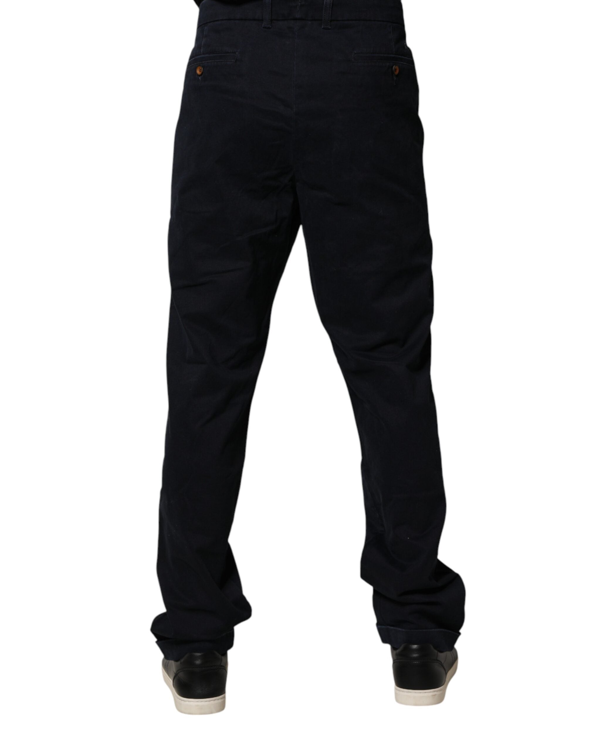 Harmont & Blaine Black Mid Waist Skinny Denim Trouser Men's Jeans