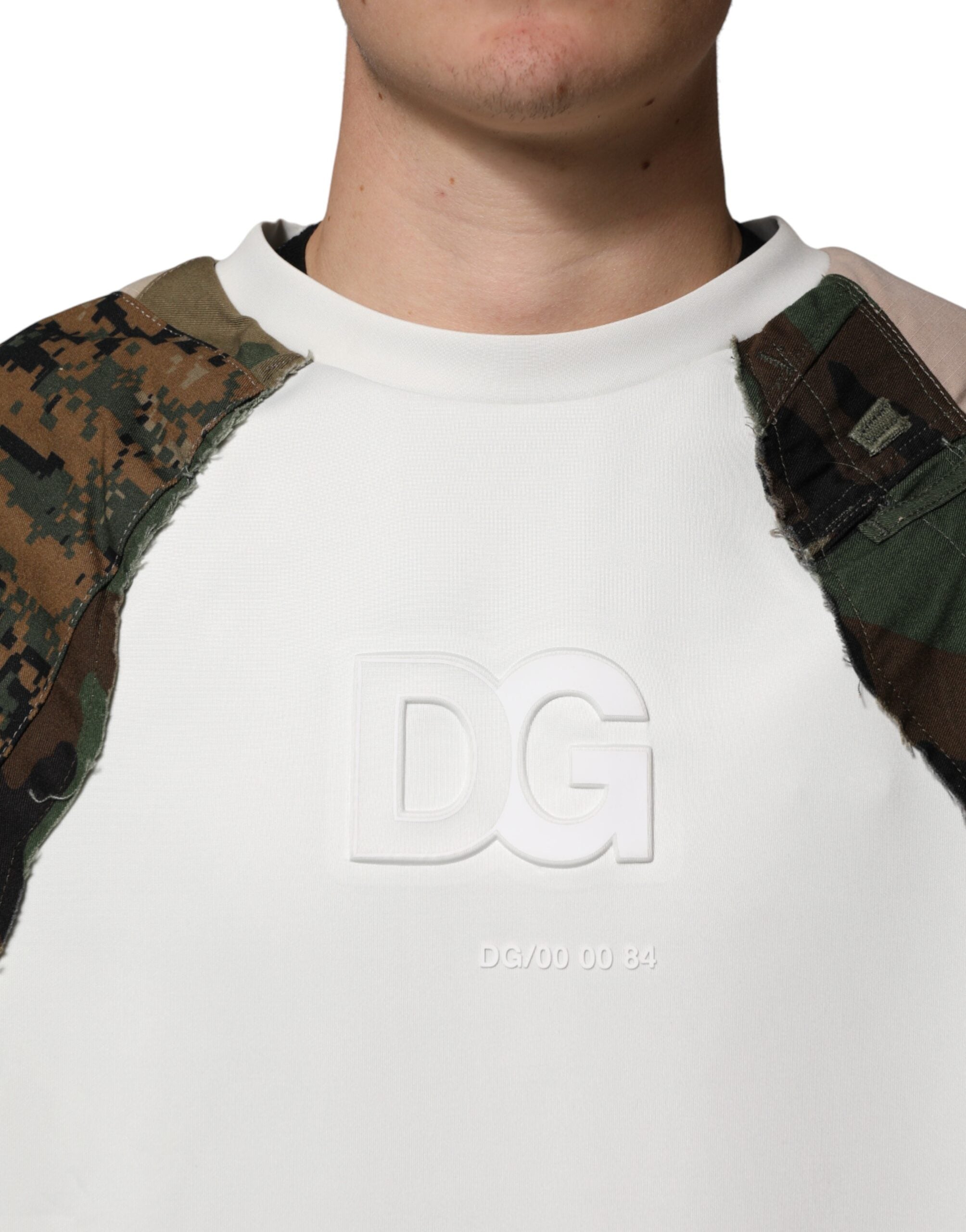 Dolce & Gabbana Multicolor Camouflage Sweatshirt Men's Sweater (Pre-Owned)