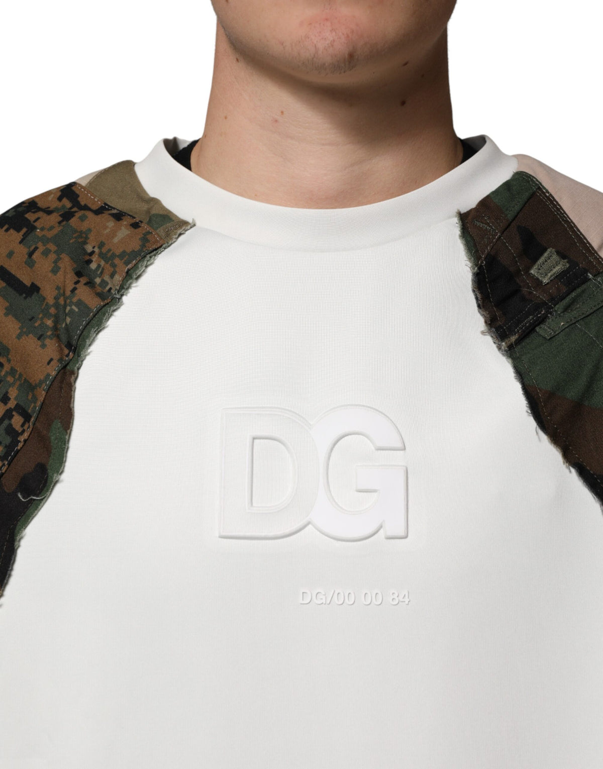 Dolce & Gabbana Multicolor Camouflage Sweatshirt Men's Sweater (Pre-Owned)