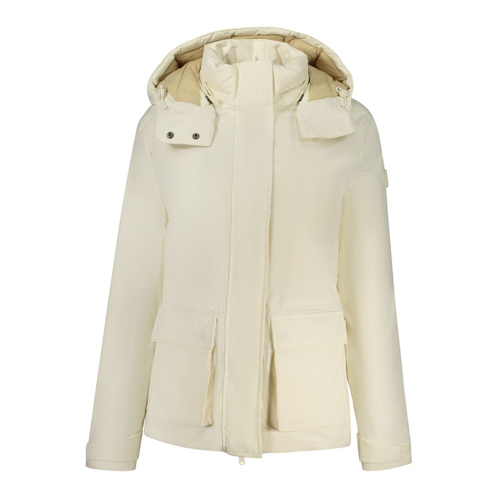 North Sails White Polyester Women Parka Women's Jacket