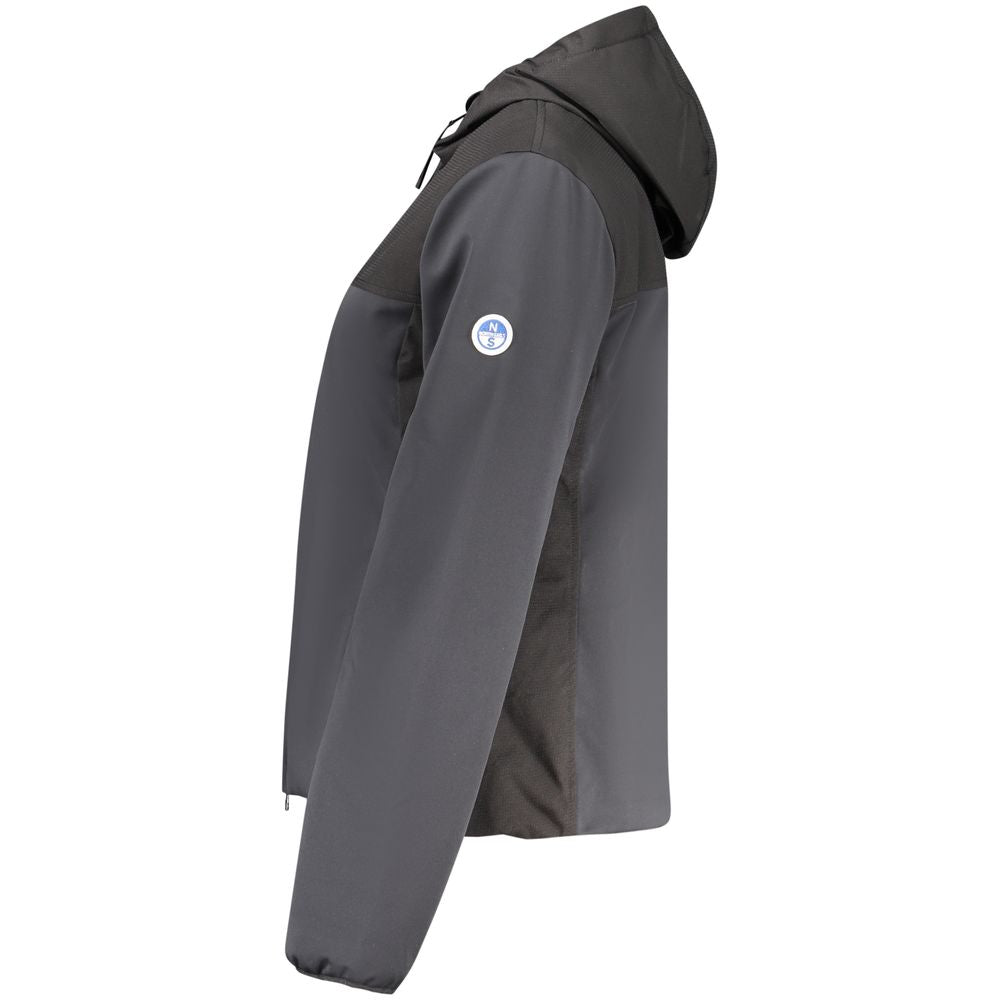 North Sails Black Polyester Women Women's Jacket