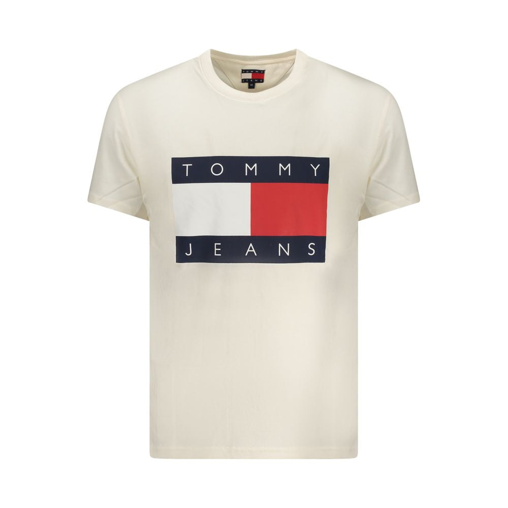 Tommy Hilfiger Bianco Cotton Mens Men's T-Shirt