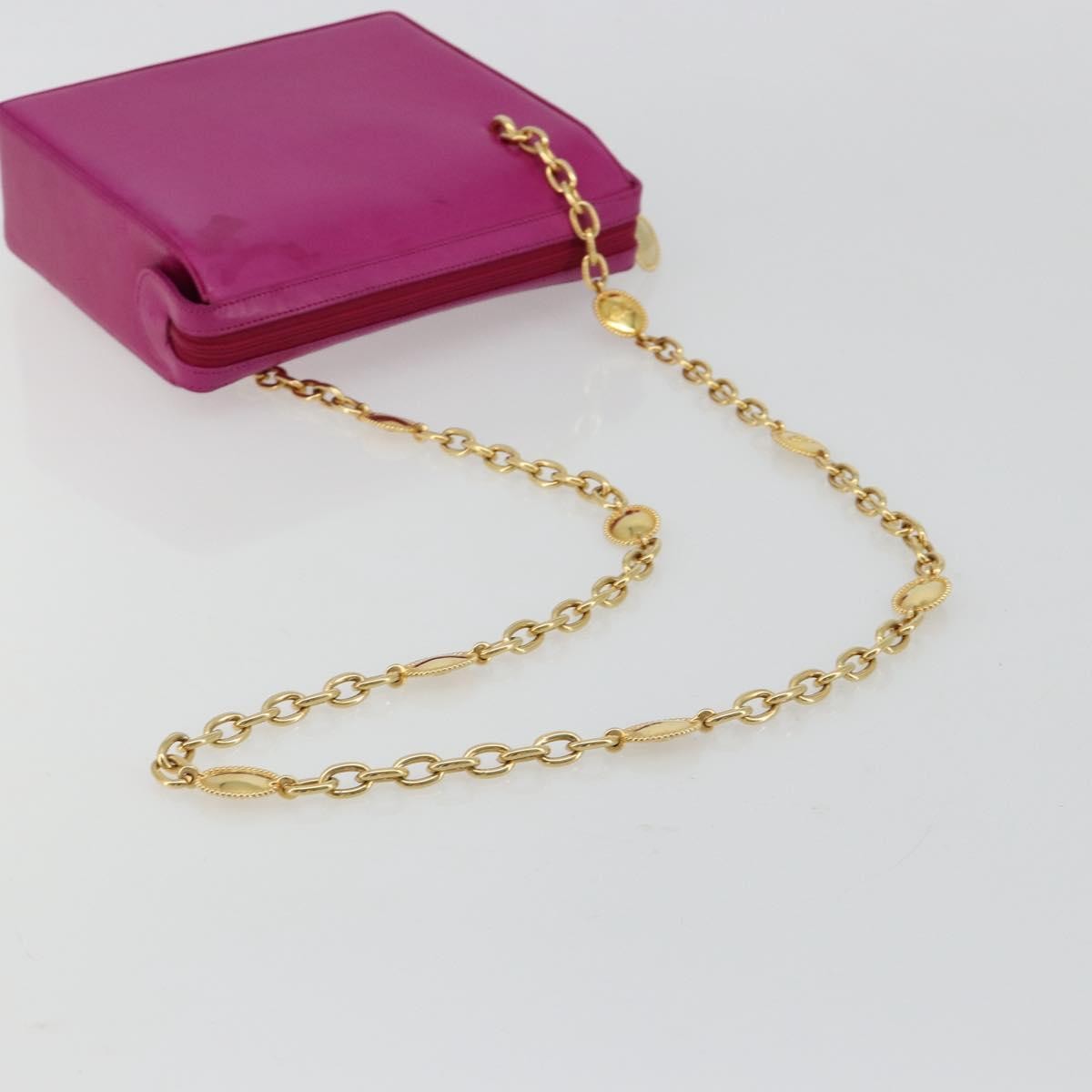 Christian Dior Chain Pink Leather Shoulder Bag Bag (Pre-Owned)
