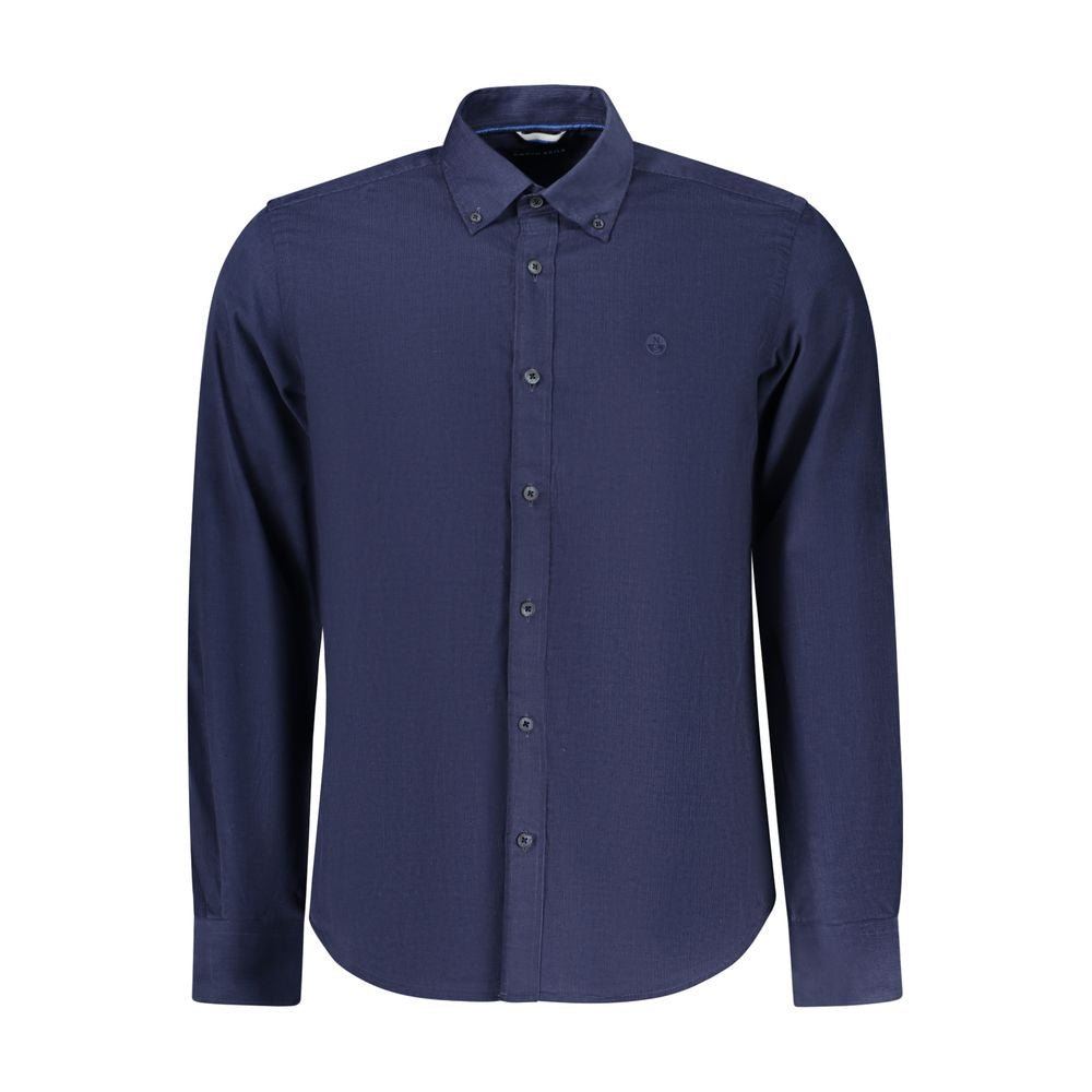 North Sails Blue Cotton Men Men's Shirt