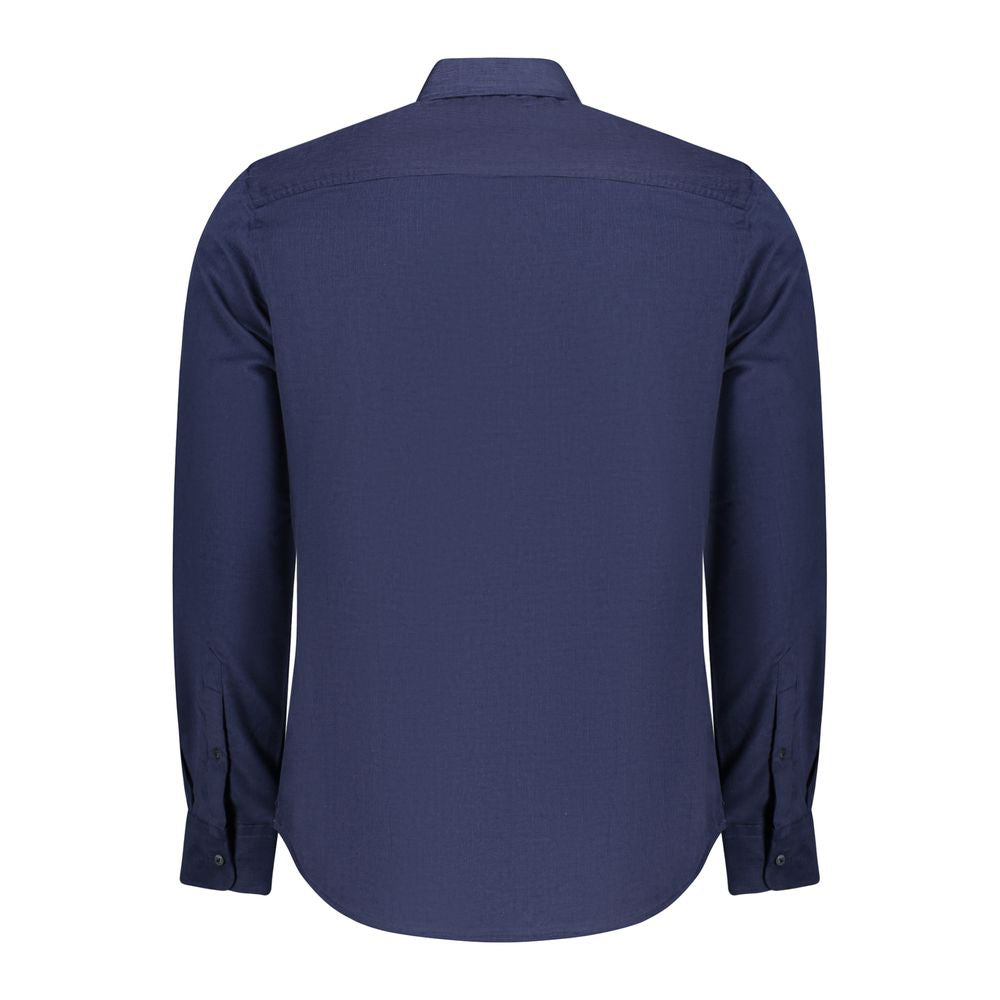 North Sails Blue Cotton Men Men's Shirt