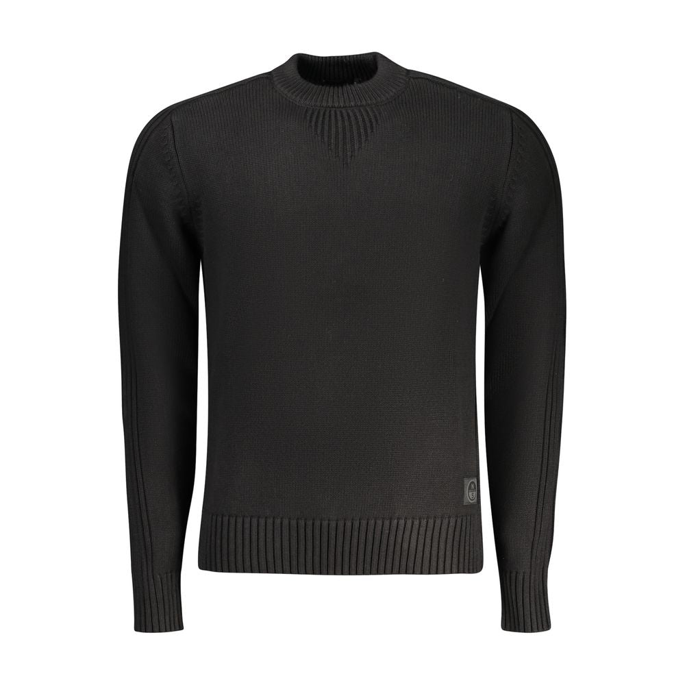 North Sails Black Cotton Men Men's Sweater