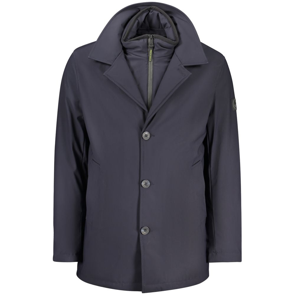 North Sails Blue Polyester Men's Men's Jacket