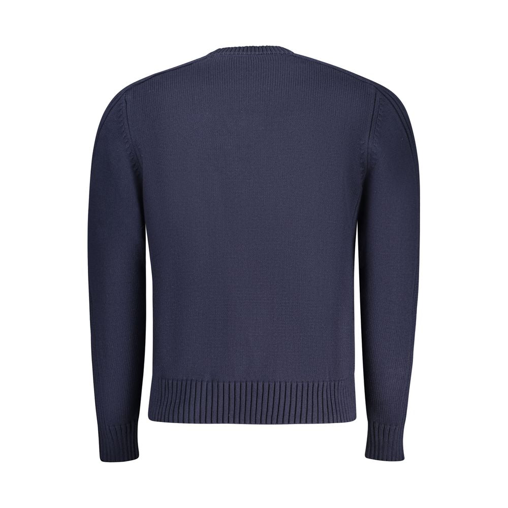 North Sails Blue Cotton Men Men's Sweater