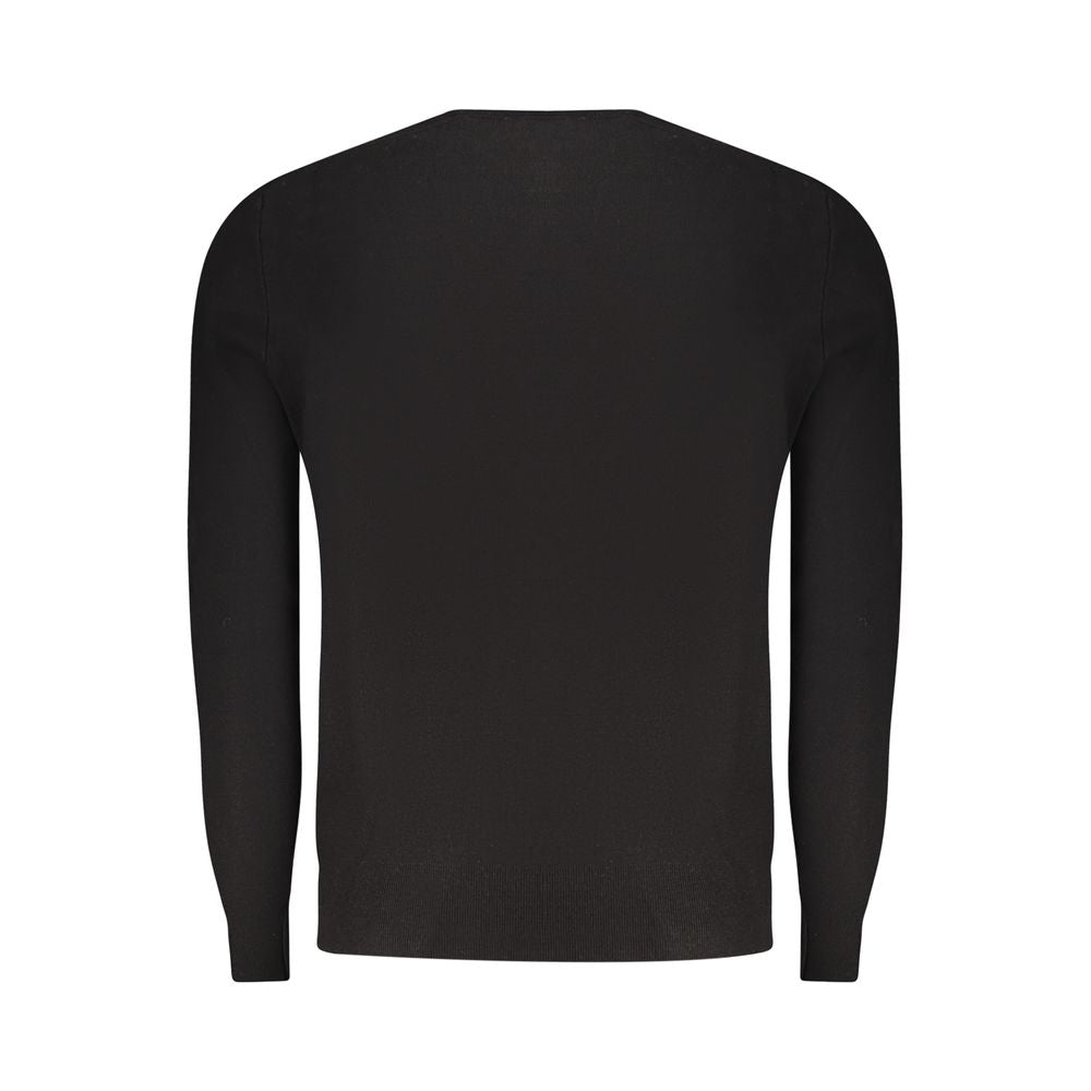 North Sails Black Viscosa Men Men's Sweater