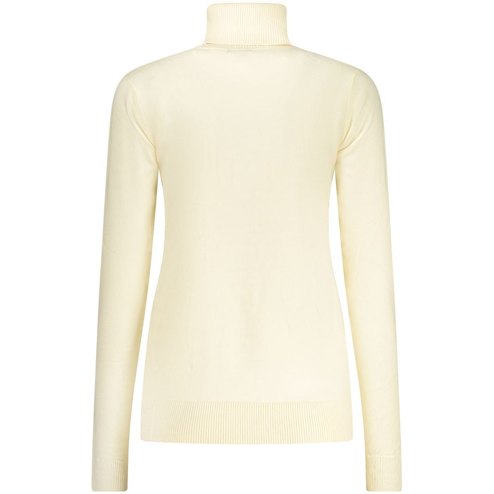 Norway 1963 Bianco Viscosa Donna Women's Maglia