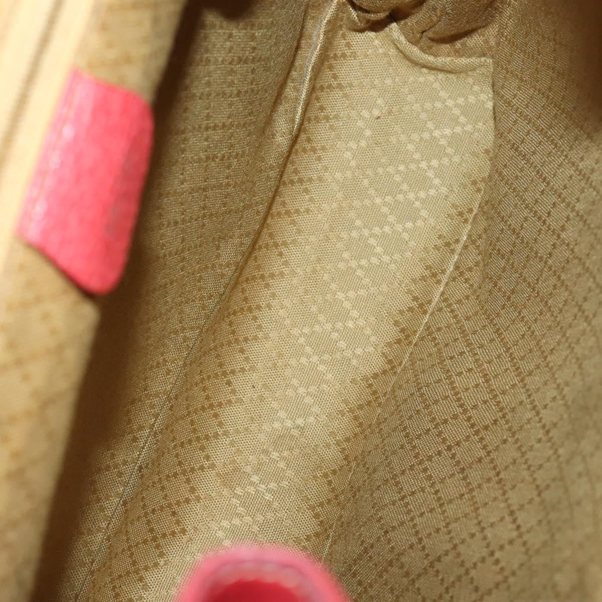 Gucci Vintage Bamboo Suede Red Suede Backpack Bag (Pre-Owned)