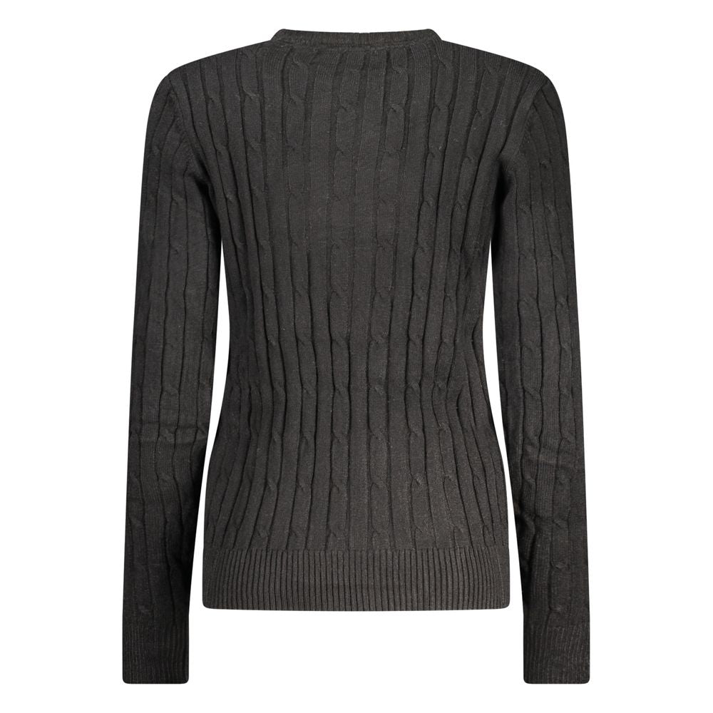 Norway 1963 Black Viscose Women's Women's Sweater