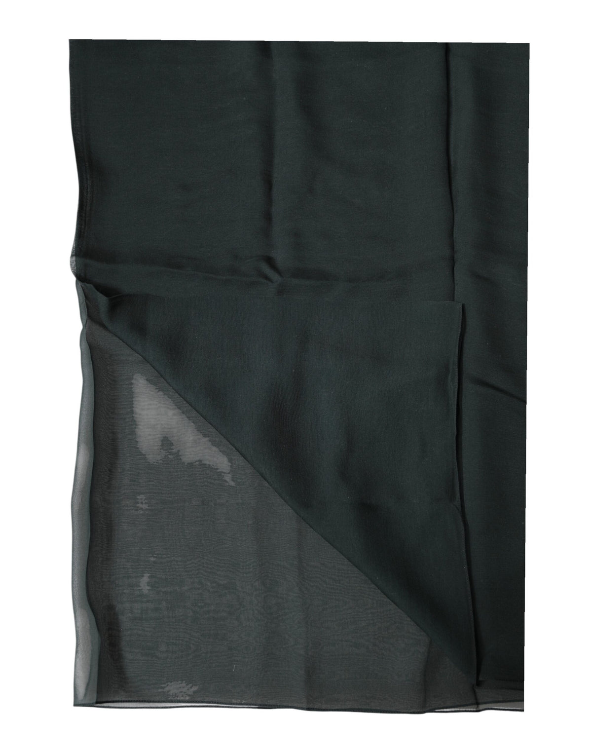 Dolce & Gabbana Dark Green Silk Neck Wrap Foulard Women's Scarf