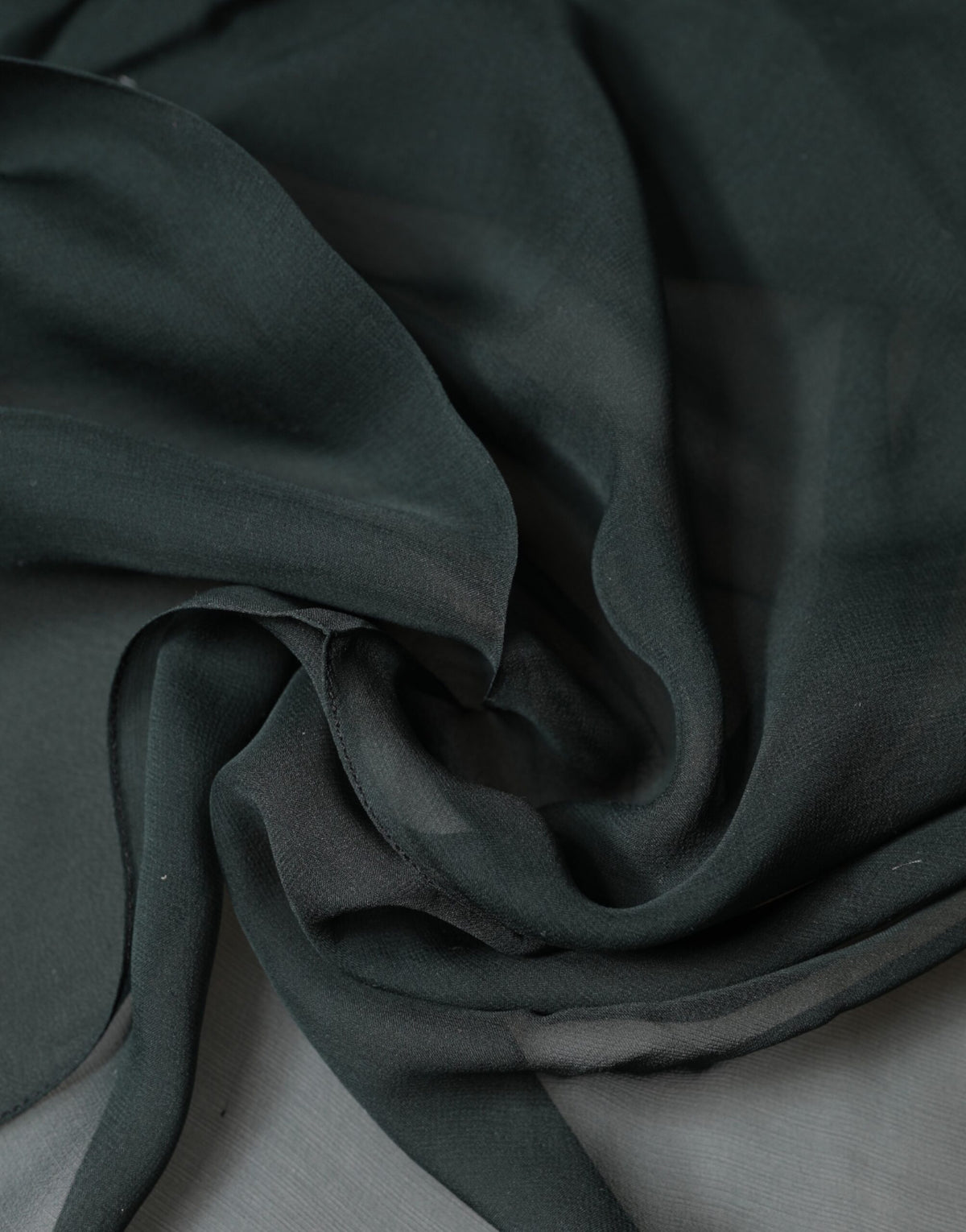 Dolce & Gabbana Dark Green Silk Neck Wrap Foulard Women's Scarf