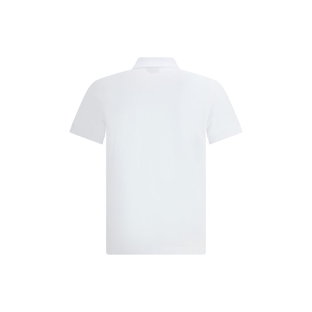 Fendi White Cotton Polo Men's Shirt