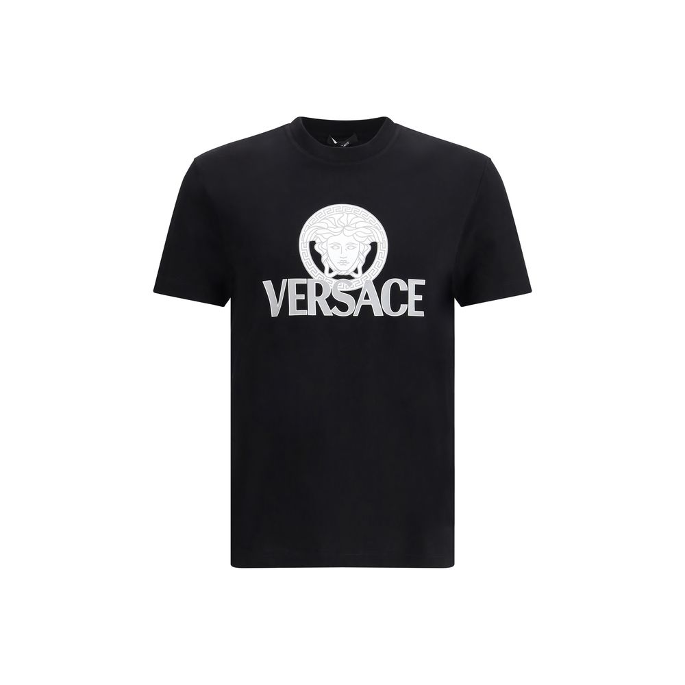 Versace Black Cotton Men's T-Shirt