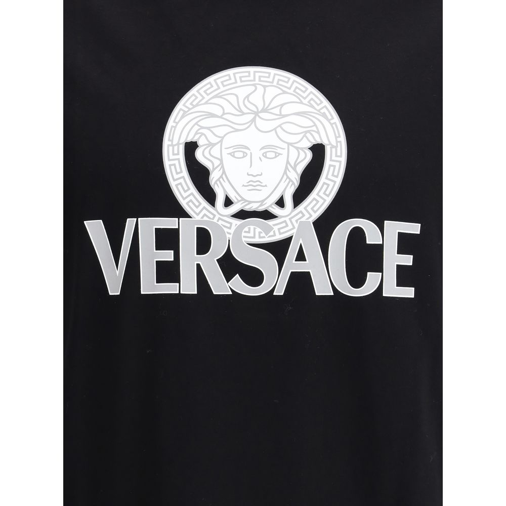 Versace Black Cotton Men's T-Shirt