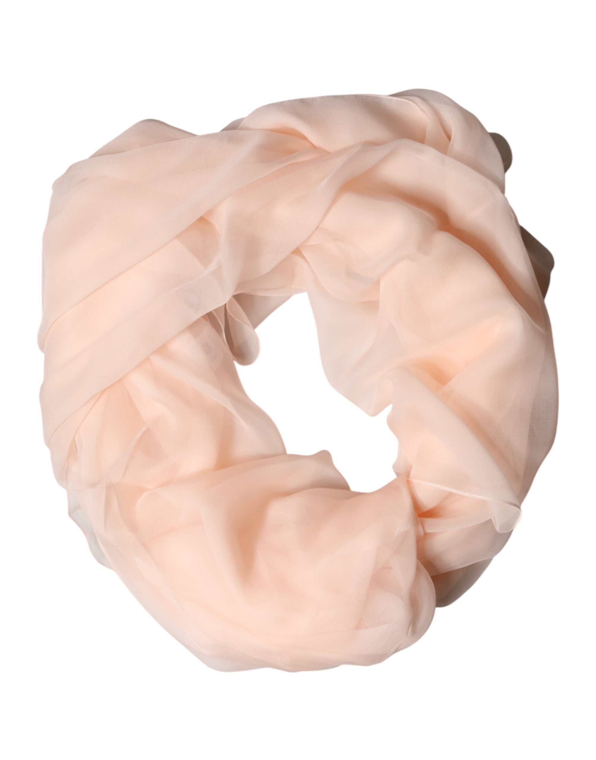 Dolce & Gabbana Light Pink Stole Silk Neck Wrap Shawl Men's Scarf