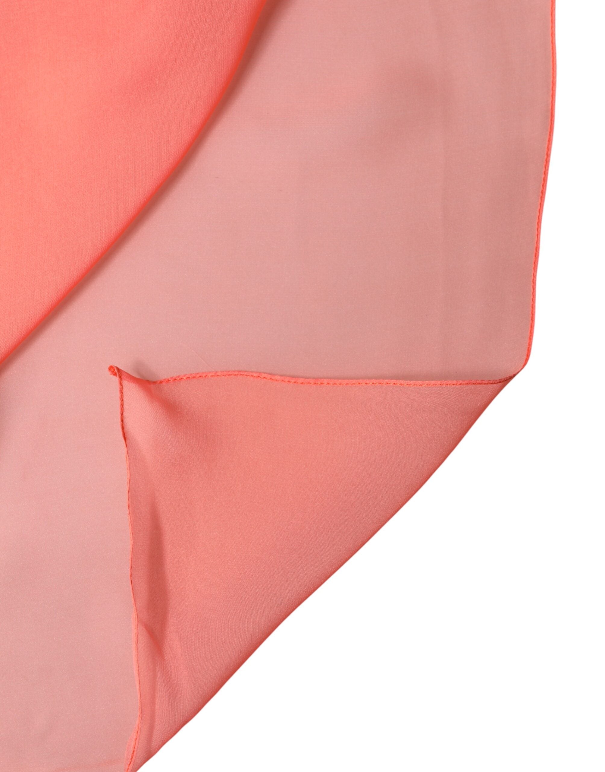 Dolce & Gabbana Light Pink Stole Neck Wrap Shawl Men's Scarf