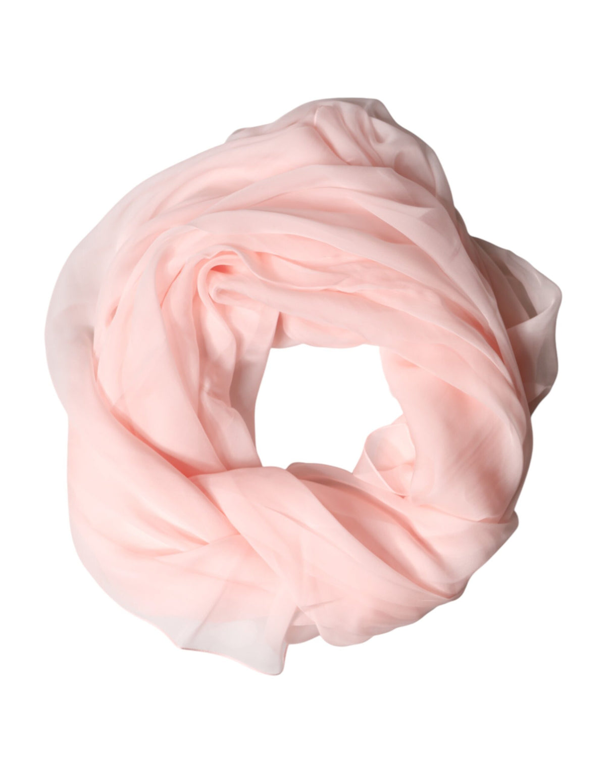 Dolce & Gabbana Light Pink Stole Silk Neck Wrap Shawl Men's Scarf