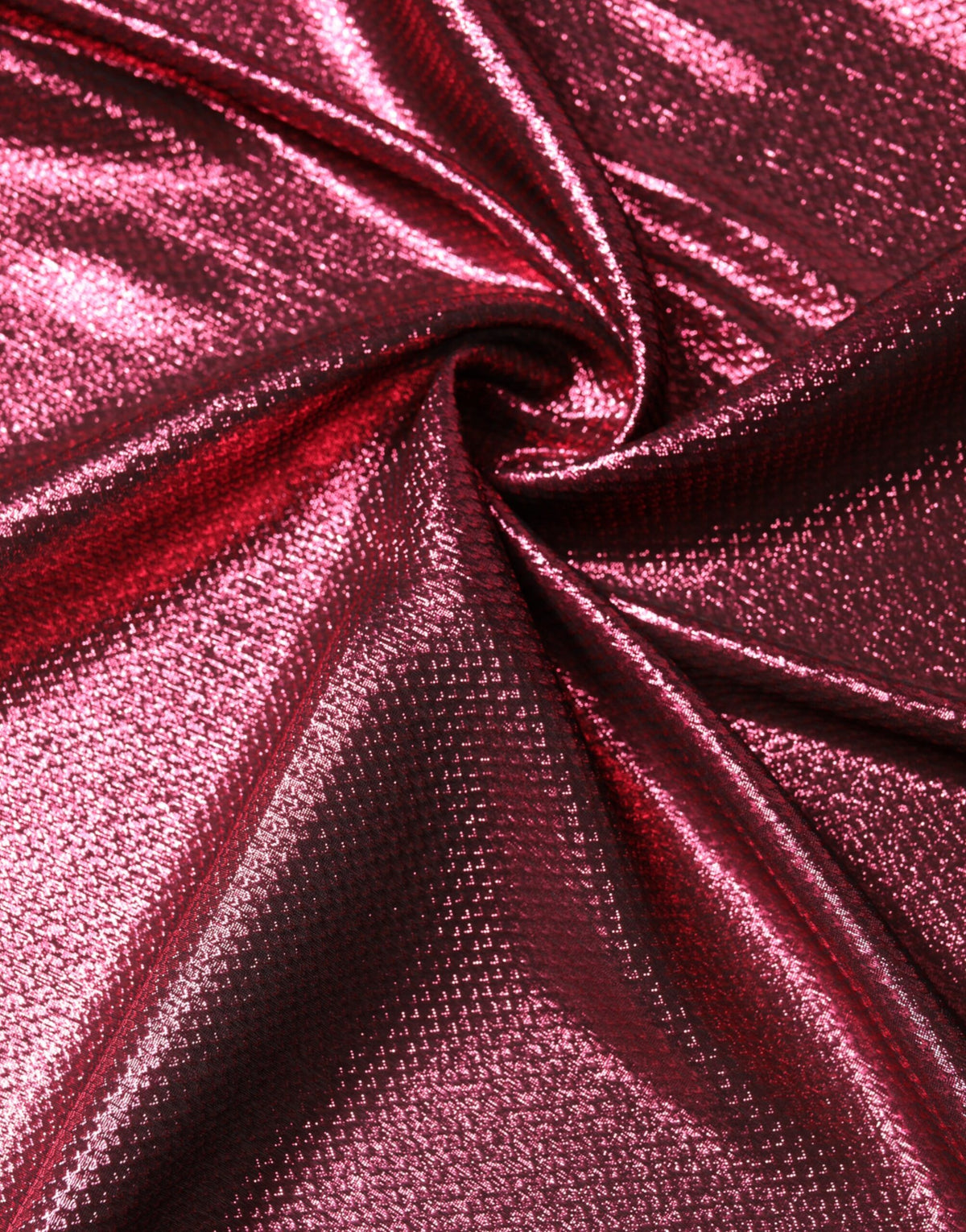 Dolce & Gabbana Metallic Pink Silk Square Foulard Men's Scarf