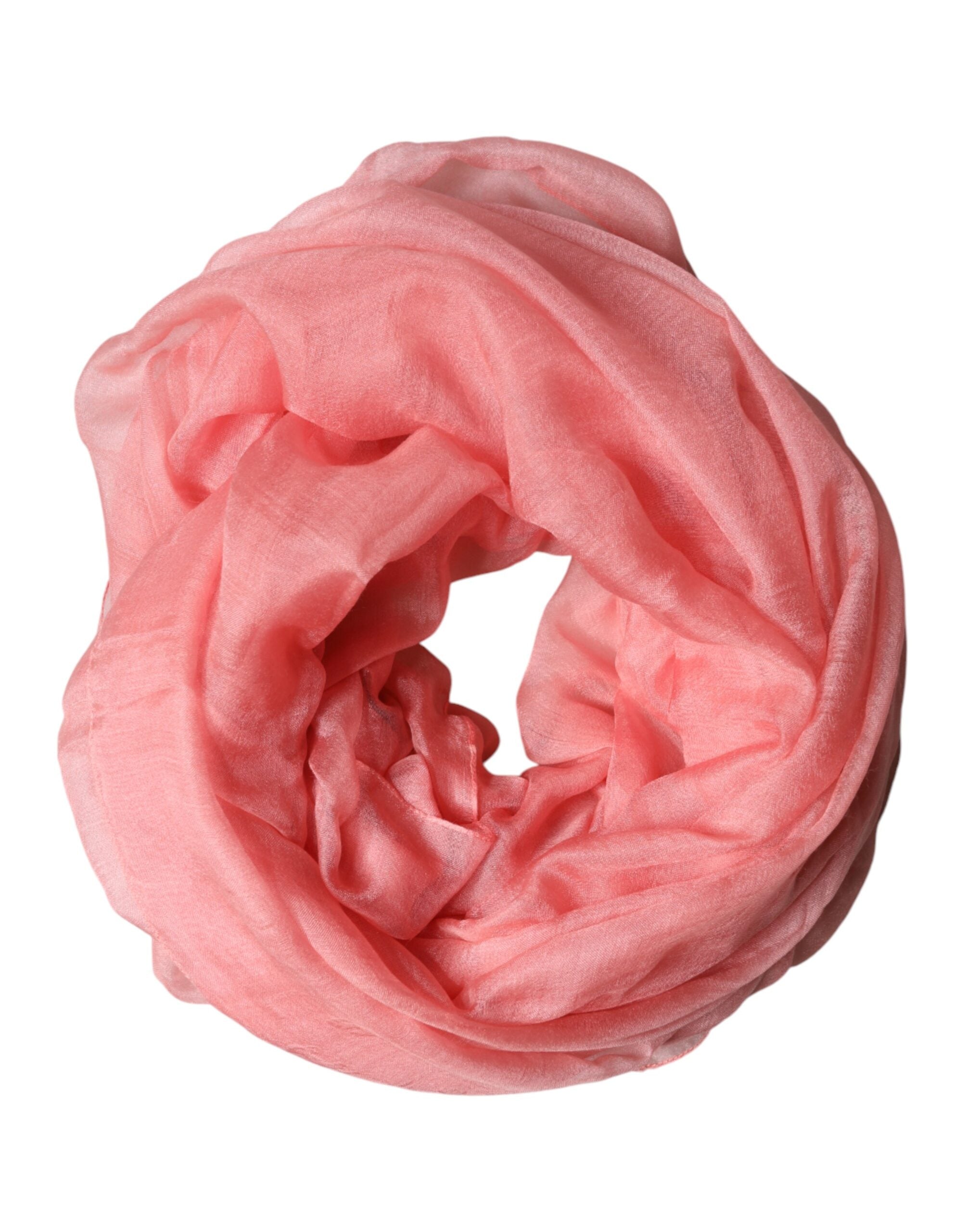 Dolce & Gabbana Light Pink Stole Neck Wrap Shawl Men's Scarf (Pre-Owned)