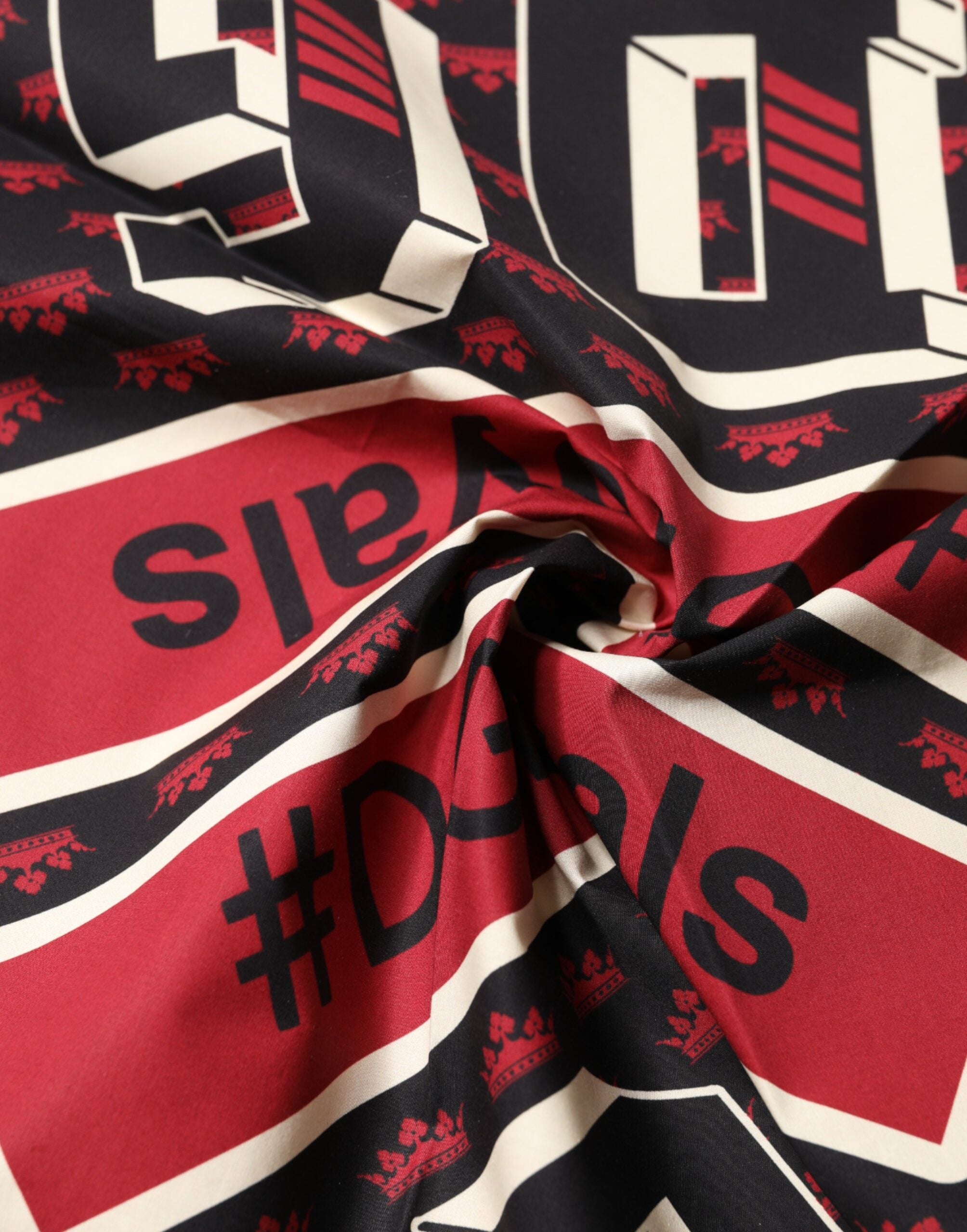 Dolce & Gabbana Multicolor #DGRoyals Square Foulard 50cm x 49.5cm Men's Scarf