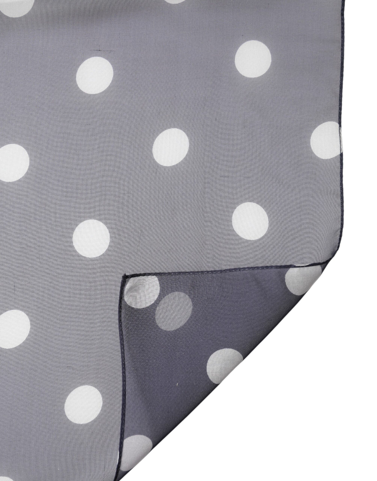 Dolce & Gabbana Blue Polka Dot Silk Neck Wrap Shawl 205cm x 132cm Men's Scarf