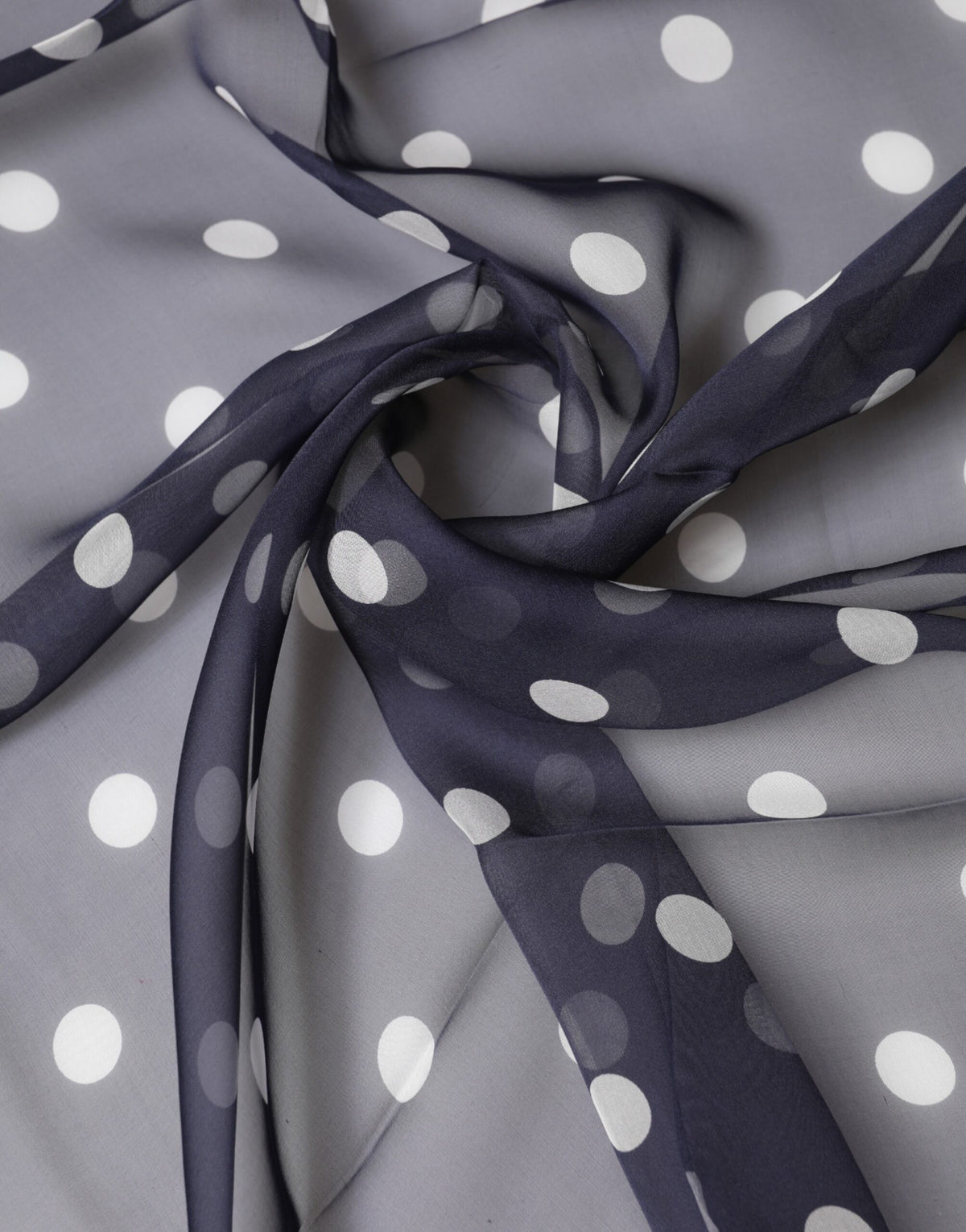 Dolce & Gabbana Blue Polka Dot Silk Square Foulard 91.5cm x 89.5cm Men's Scarf
