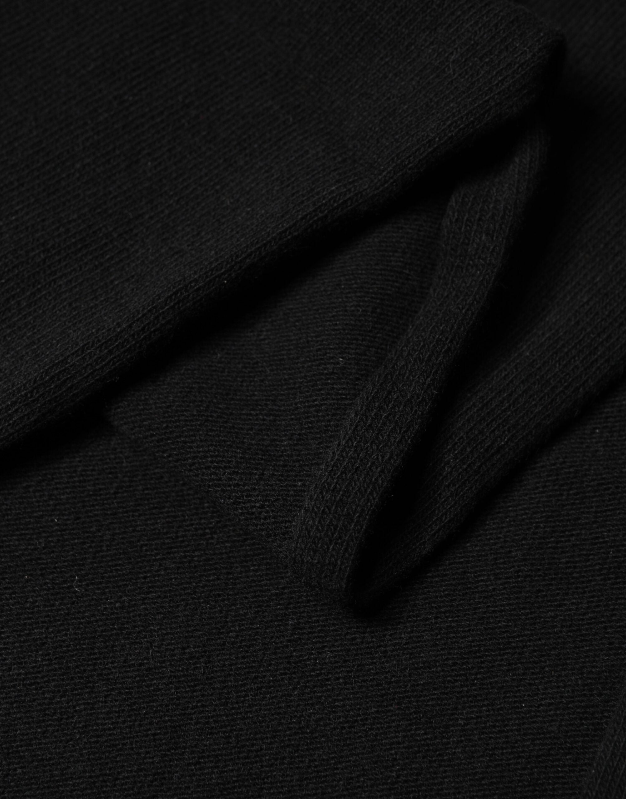Dolce & Gabbana Black Wool Knit Neck Wrap Shawl Men Men's Scarf