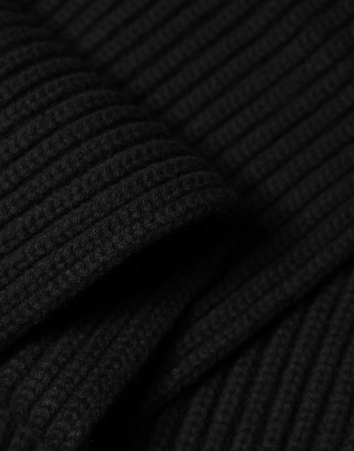 Dolce & Gabbana Black Cashmere Knit Neck Wrap Shawl 202cm x 26cm Men's Scarf