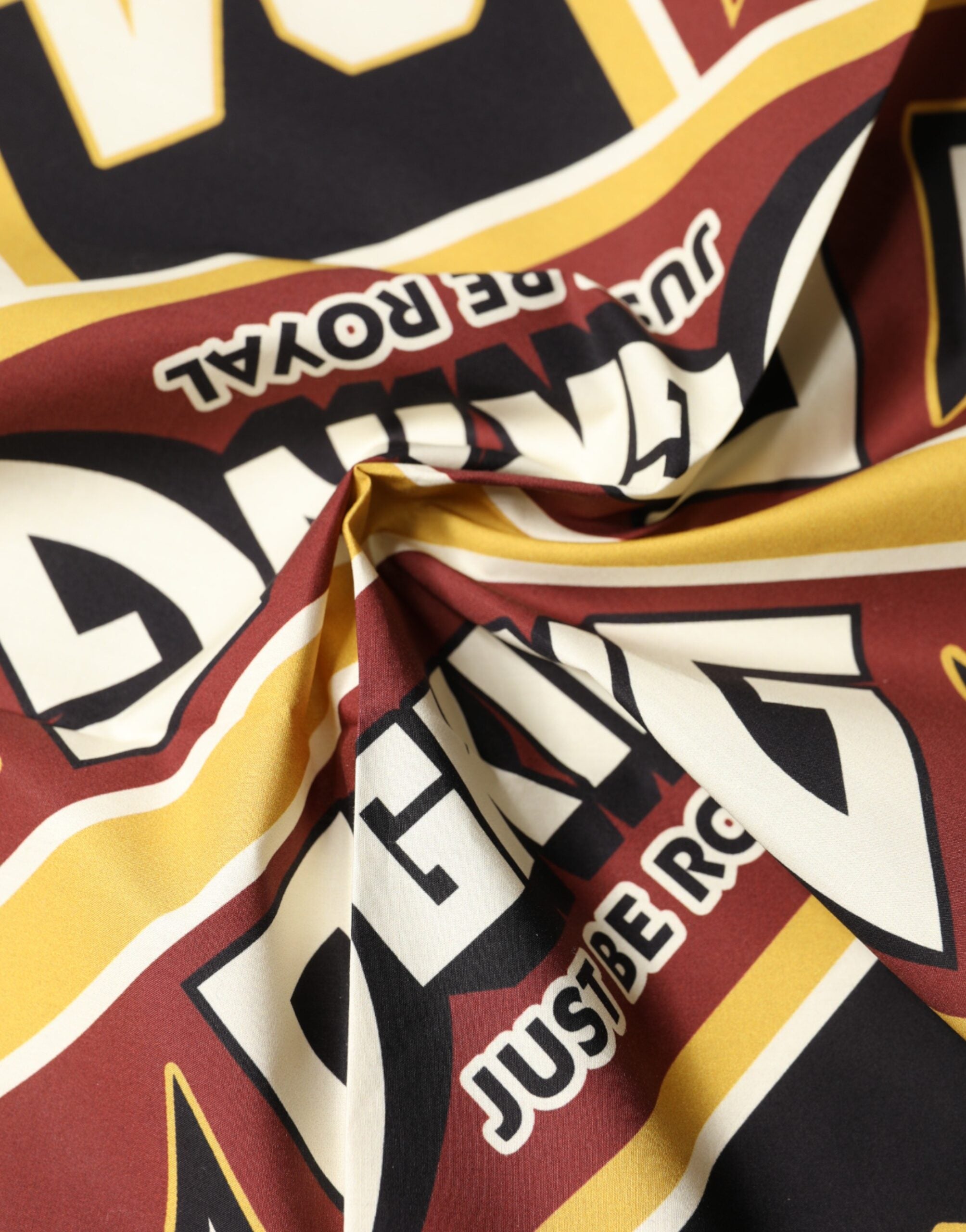 Dolce & Gabbana Multicolor DG King Square Foulard Men 50.5cm x 50cm Men's Scarf
